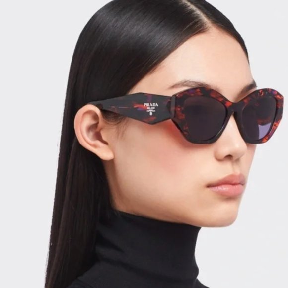 Prada Symbole Cat Eye Womens Sunglasses - Picture 1 of 10